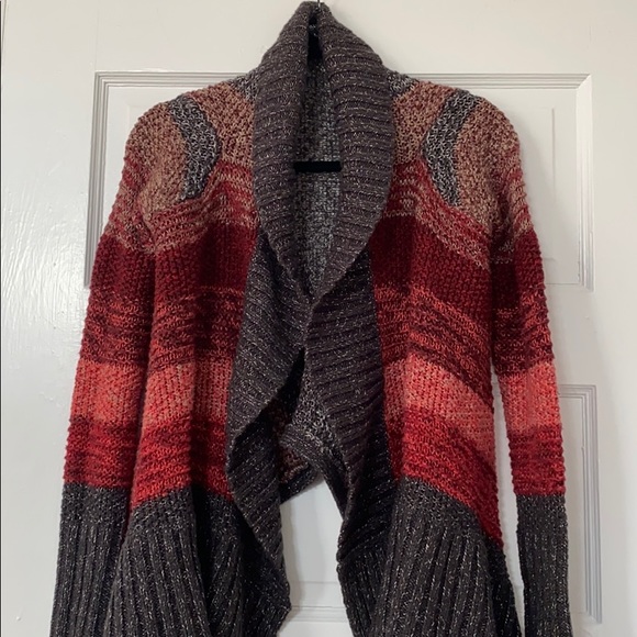 A.N.A. striped sweater red/gray small - Picture 6 of 8